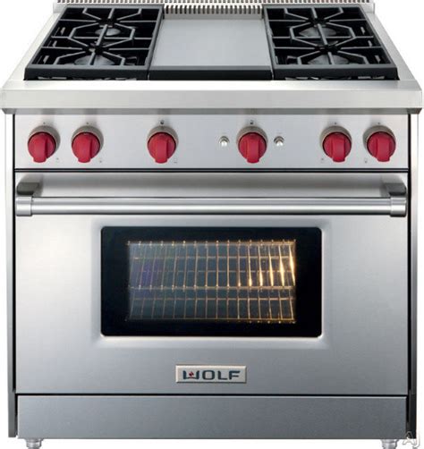 Wolf 36" Dual Fuel Range | Wolf - Contemporary - Gas Ranges And Electric Ranges - by Sub-Zero ...