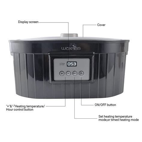 Waxkiss Paraffin Wax Machine 5000ml with 3 lbs Paraffin Wax ...