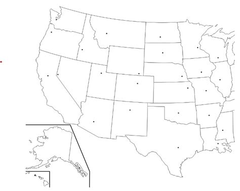 US Capitals - Map 2 (Map) Diagram | Quizlet