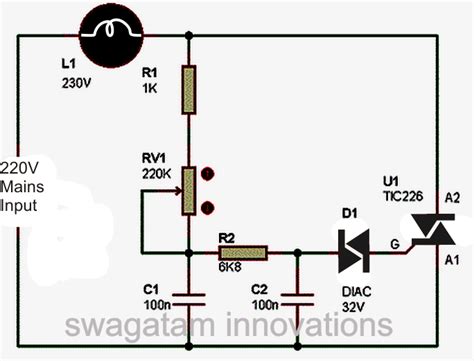 Create Your Own Triac Dimmer Switch Circuit