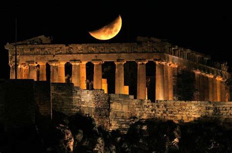 The Acropolis at night | Parthenon, Ancient greek architecture, Acropolis