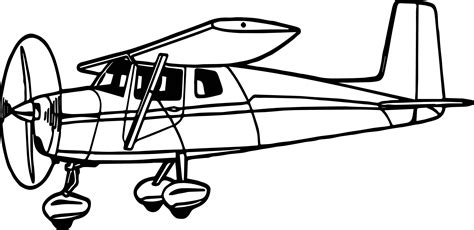 Gambar Illustration Cessna Airplane Coloring Page Wecoloringpage Pages di Rebanas - Rebanas