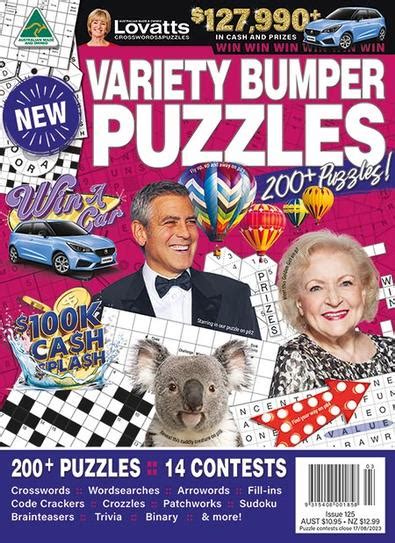 Lovatts Variety Bumper Puzzles Magazine Subscription