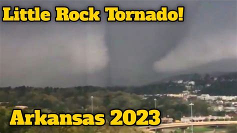 Footage of huge terrifying Tornado hit Little Rock, Arkansas! March 31, 2023 - YouTube