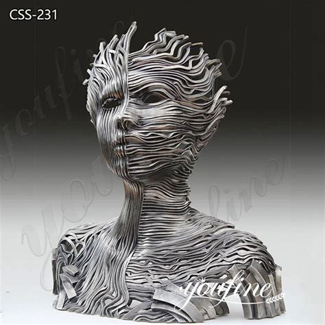 Abstract Stainless Steel Human Figure Metal Sculpture for Sale CSS-231 ...