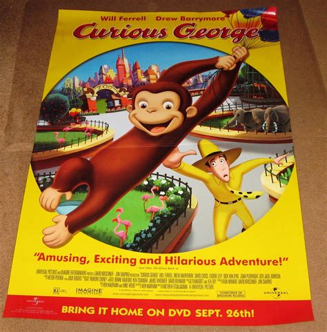 Curious George Movie Poster 27x40 Used – Mason City Poster Company