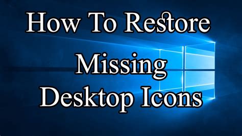 How To Restore Desktop Icons On Windows 10 And 11 - vrogue.co