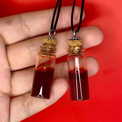 Blood Vial Necklace | Etsy