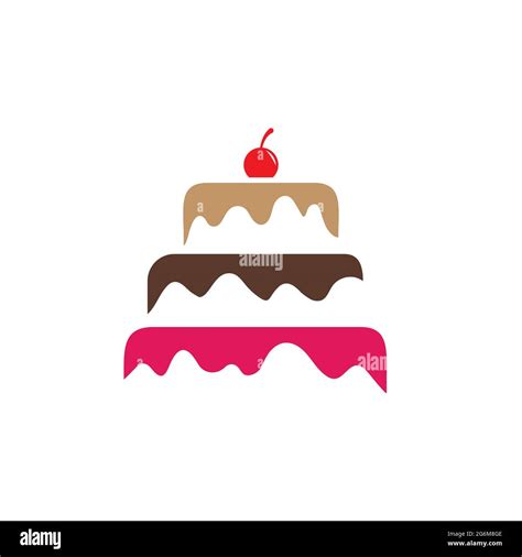 Cake Vector icon design illustration Template Stock Vector Image & Art - Alamy