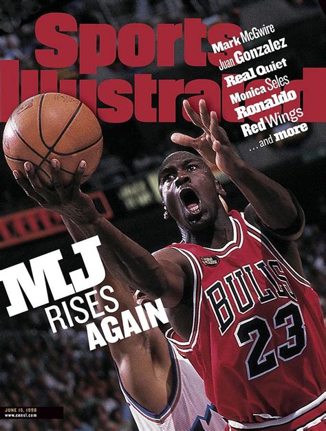 Chicago Bulls Michael Jordan, 1998 Nba Finals Sports Illustrated Cover Photograph by Sports ...