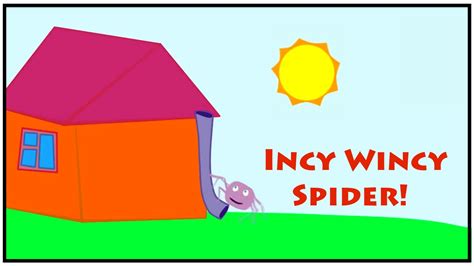 INCY WINCY SPIDER! English Nursery Rhymes, Music & Songs for Children & Toddlers ABC 123 - YouTube