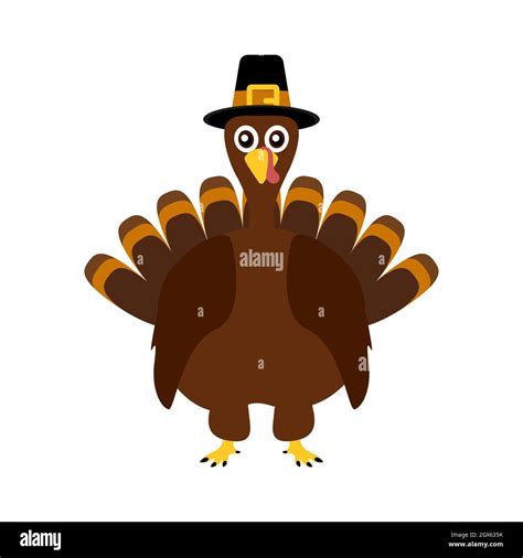 Turkey funny thanksgiving on white background Stock Vector Image & Art - Alamy