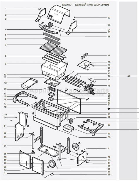 Weber Genesis Silver B Frame Parts | Reviewmotors.co