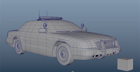 patrol car 3d model