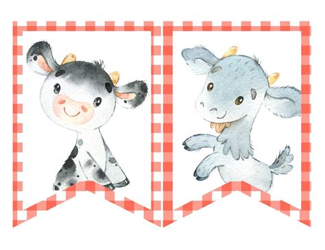 FARM Baby Shower BANNER FARM Animals Baby Shower Banner Boy | Etsy