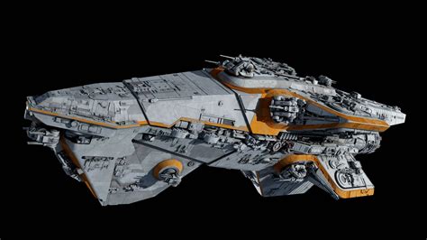 ArtStation - Teroch-class Mandalorian Cruiser, Ansel Hsiao | Star wars ships, Star wars ships ...