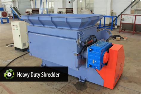 Heavy Duty Shredder - PET Bottle Washing Line | ASG Plastic Recycling Machine