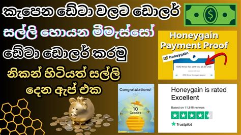 #e_money_in_sinhala honegain app sinhala Earn Money with Sinhala HoneyGain App #e_money_sinhala ...