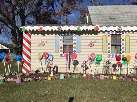 Christmas Decoration Gingerbread House DIY Outdoor Decorations