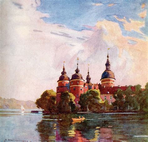 Gripsholm Castle, Near Stockholm Drawing by Mary Evans Picture Library ...