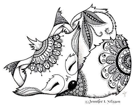 Printable Fox Coloring Pages at GetColorings.com | Free printable colorings pages to print and color