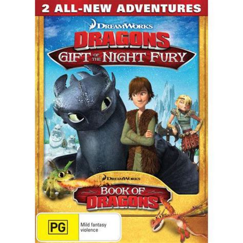 how to train your dragon movie merchandise | Dragons: Gift of the Night Fury / Book of Dragons ...