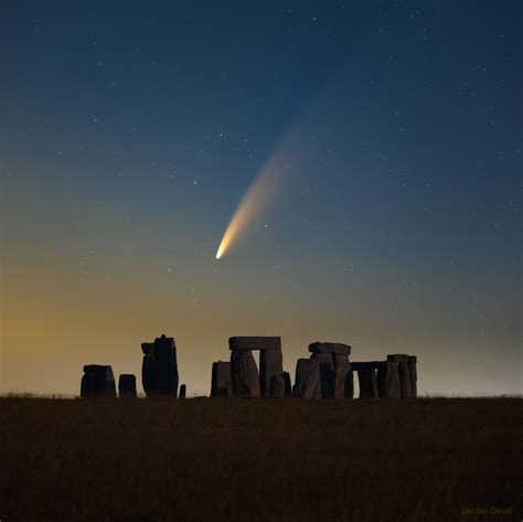 APOD: 2020 July 14 - Comet NEOWISE over Stonehenge