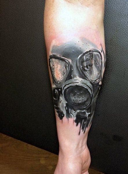 100 Gas Mask Tattoo Designs For Men - Breath Of Fresh Ideas
