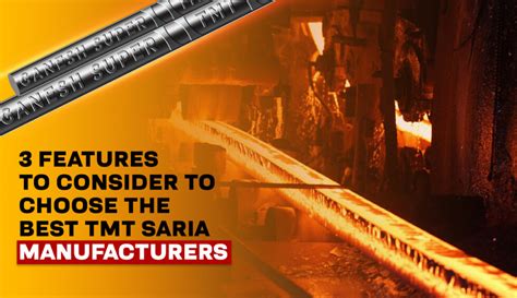 Choose The Top TMT Saria Manufacturer
