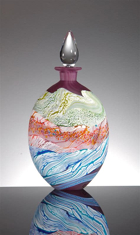 Perfume Bottle Art | 'Sea Shore - Amethyst' by Thomas Petit