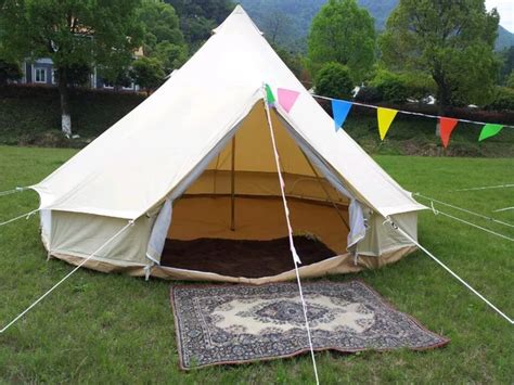 FREE SHIPPING hot sale 4m cotton canvas luxury tents safari glamping-in Tents from Sports ...