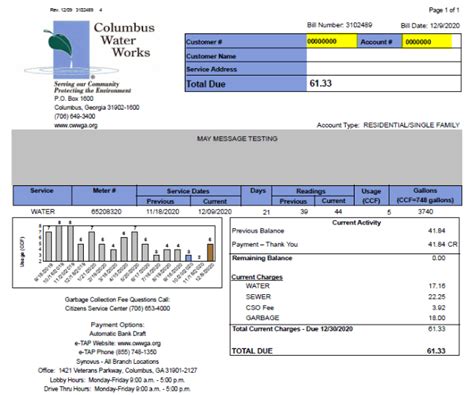 How To Pay Your Columbus Light & Water Bill