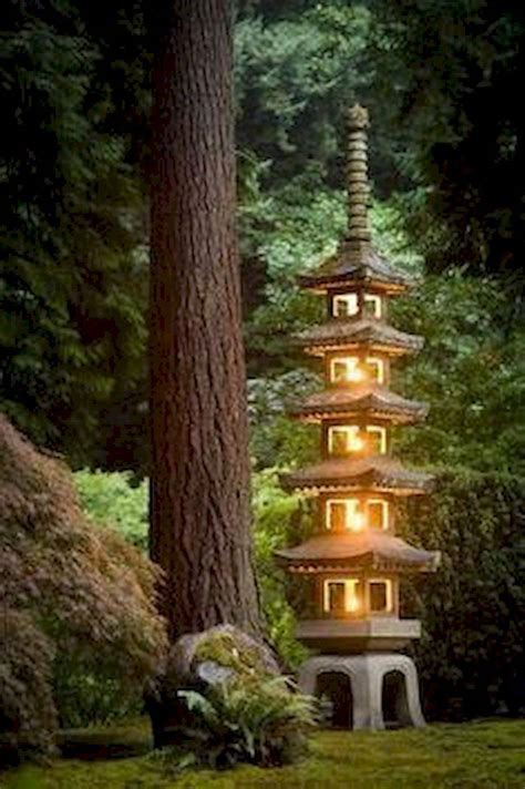 22 Japanese Garden Lighting Ideas To Consider | SharonSable