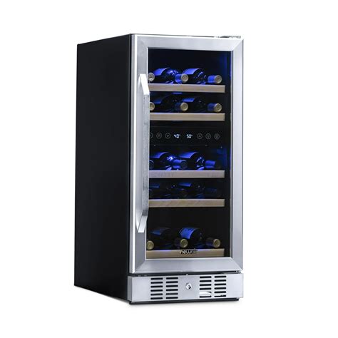 NewAir Wine Cooler 29 Bottle Capacity Under Counter Built In Dual Zone ...