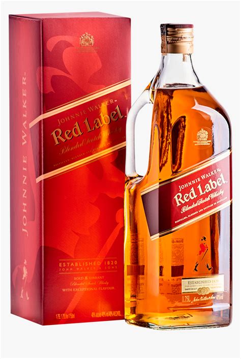 Whisky Red Label 1 750, HD Png Download - kindpng