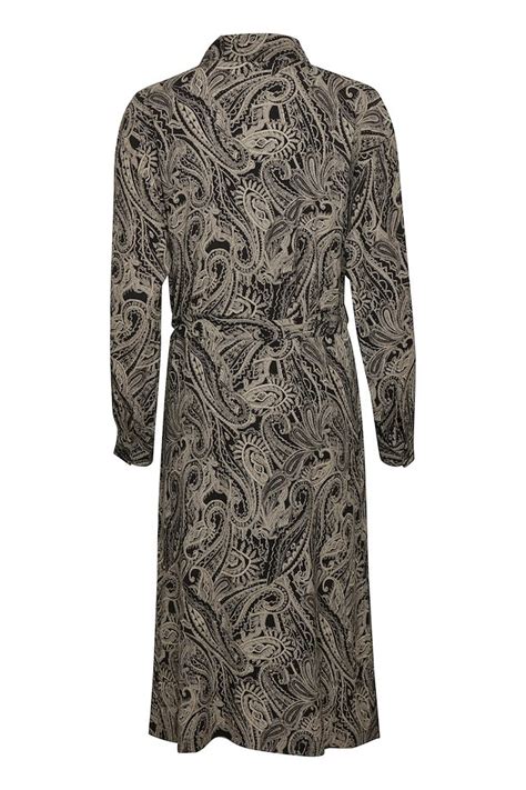 Black Paisley Pattern Dress from Soaked in Luxury – Buy Black Paisley Pattern Dress from size ...