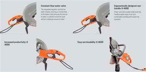 Husqvarna K4000 Wet Dry Electric 14 Inch Concrete Power Cutter Saw ...