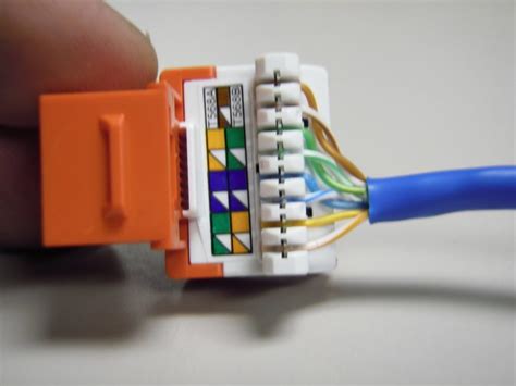 The Trench: How To Punch Down Cat5E/cat6 Keystone Jacks - Rj45 Wall Socket Wiring Diagram ...