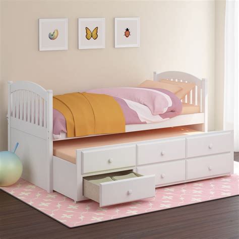 White Trundle Bed With Storage - Ideas on Foter