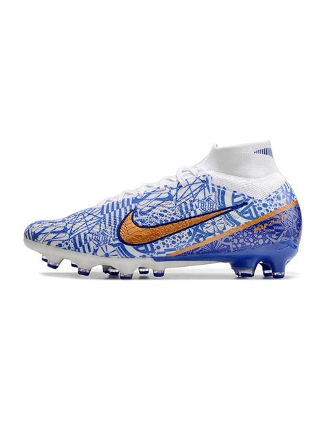 2023 Nike Zoom Mercurial Superfly Elite IX CR7 AG-Pro White Metallic Copper Concord