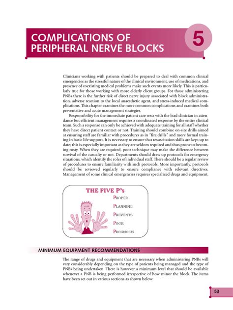 Complications of Peripheral Nerve Blocks | PDF | Hypoglycemia | Anesthesia