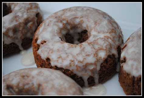 Baked and Glazed Chocolate Doughnuts