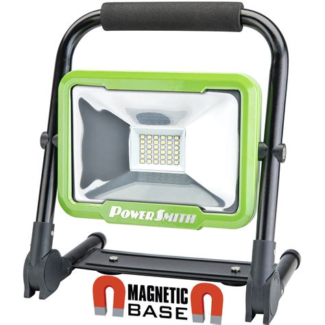 2400 LUMEN RECHARGEABLE LED WORK LIGHT W/ MAGNETIC BASE - PowerSmith