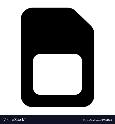 Sim card Royalty Free Vector Image - VectorStock