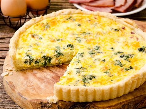 Ham and Cheese Quiche with Spinach - Magnolia Days