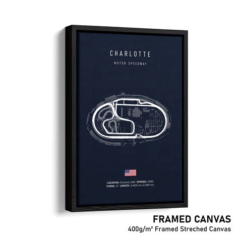 Charlotte Motor Speedway Roval - Racetrack Print – Illustrated Tracks