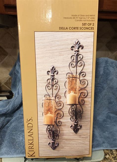Kirkland wall sconces set of two BRAND NEW IN ORIGINAL BOX for Sale in Temecula, CA - OfferUp