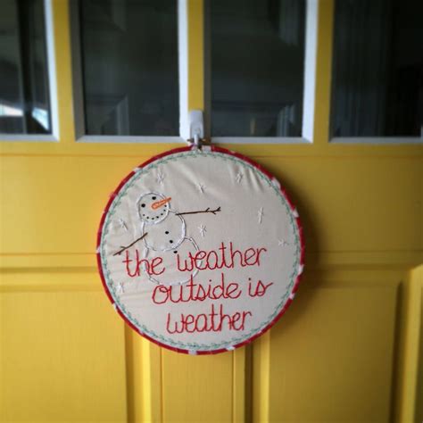 The Weather Outside Is...weather - Etsy