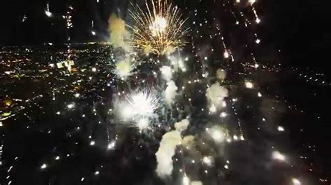 How About We Fly A Drone Through Some Exploding Fireworks?