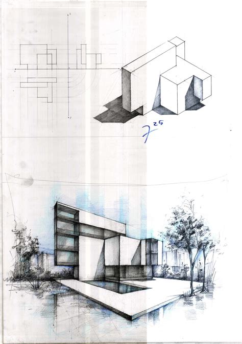 Architecture drawing and sketches | Architecture drawing, Architecture design sketch ...